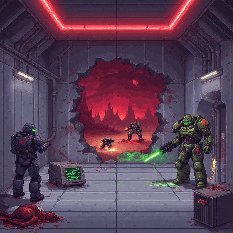 Hellish Corridor Assault