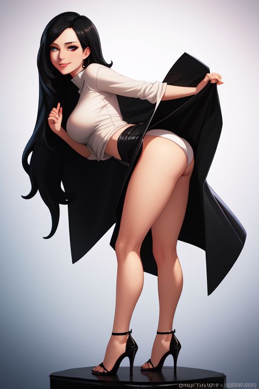 Chibi Seductress in Heels