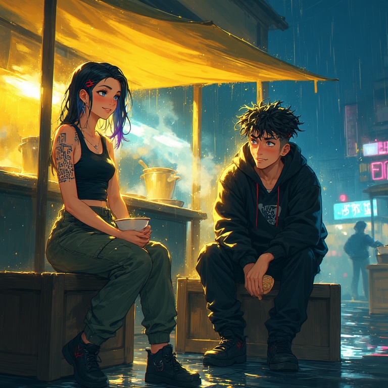 Anime Illustration Frame