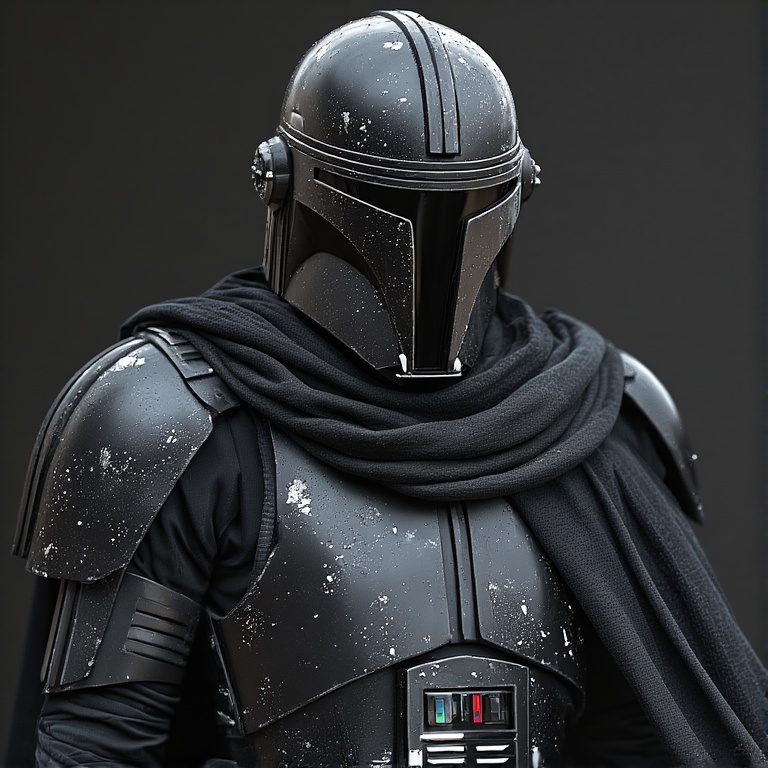 Star Wars Warrior Black Armor