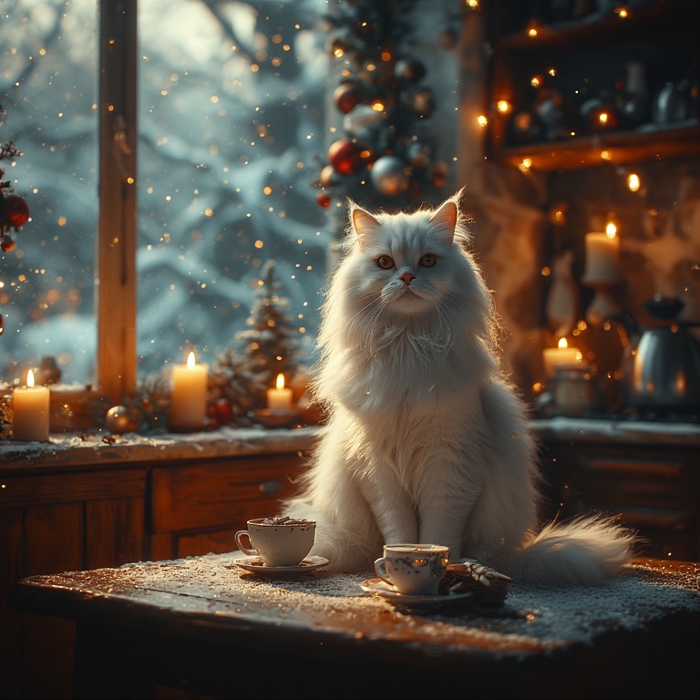 Snowy Night Coffee Companion