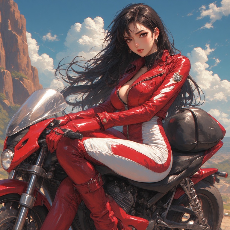 Biker Babe Reiko