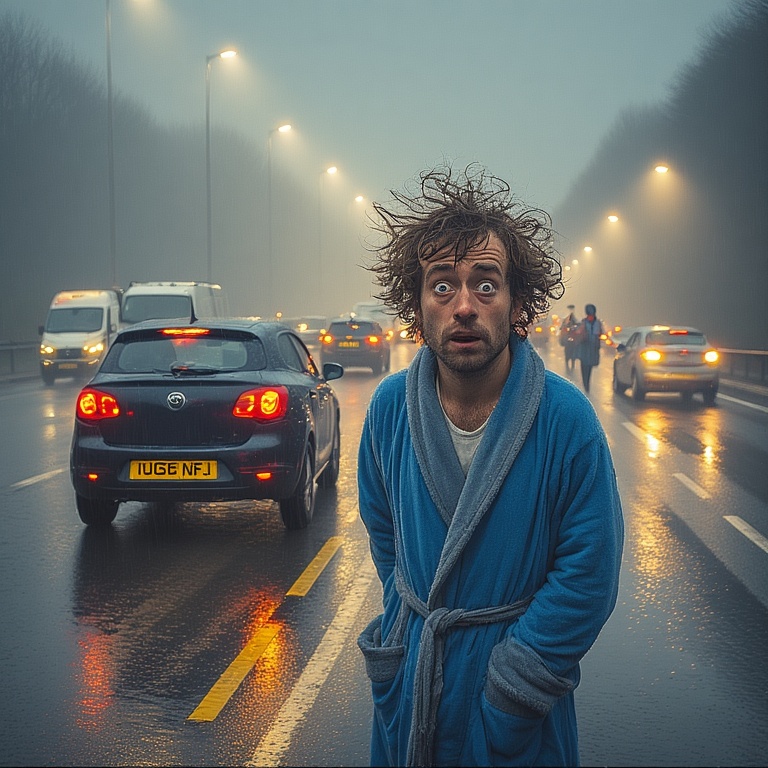 Foggy London Gridlock Moment