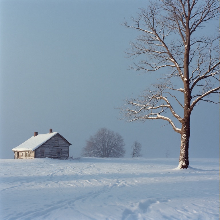 Snowy Solitude Fades Away