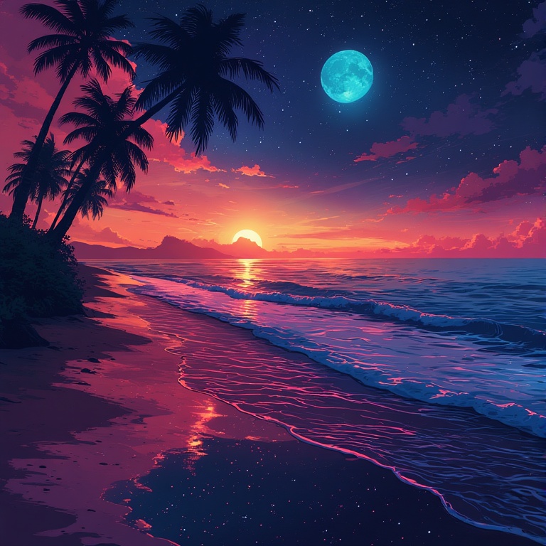 Glamorous Dreamscape Portrayal