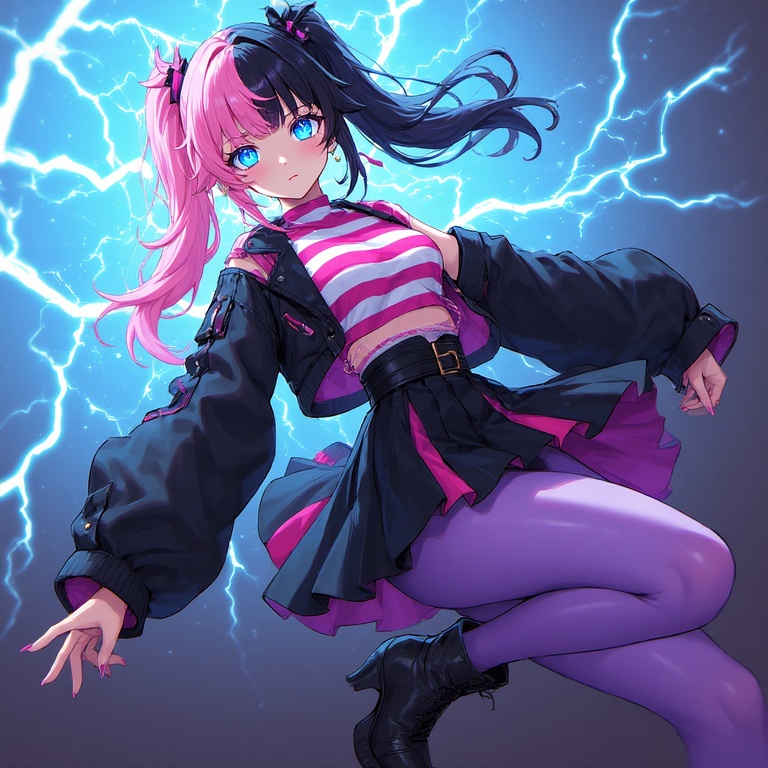 Electro Goth Chic