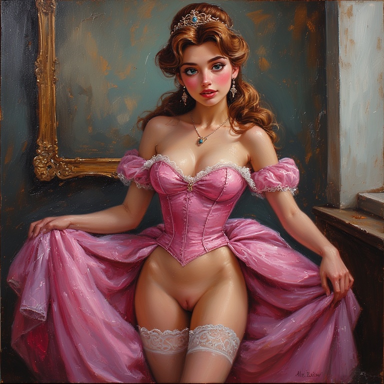 Sleeping Beauty's Seductive Reveal