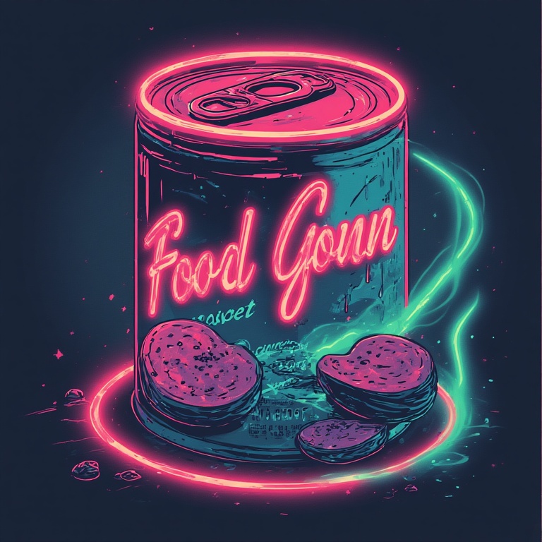 Neon Nostalgic Bites