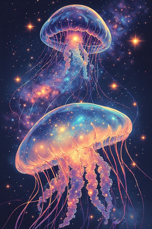 Cosmic Jellyfish Dreaming