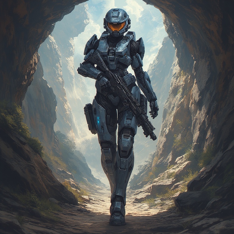 Curvy Halo ODST Anime