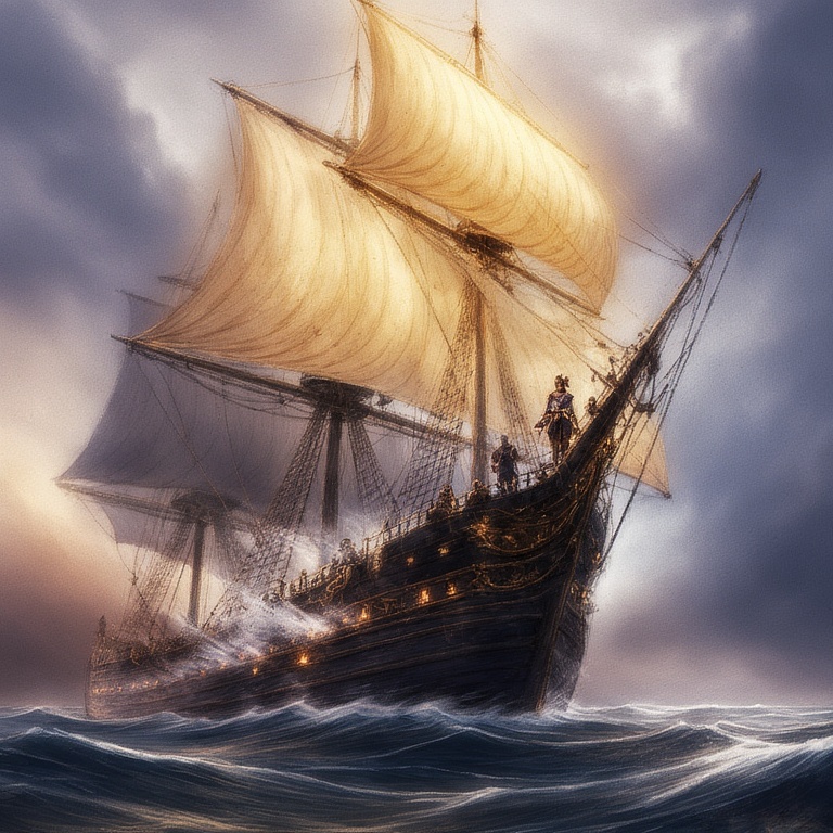 Ghostly Maritime Specter