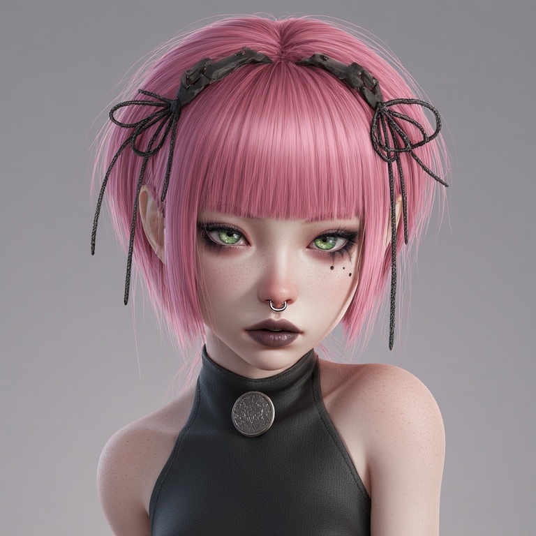 Japanese Goth Beauty