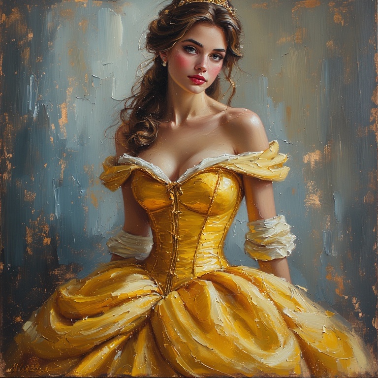 Belle's Sultry Ball Gown