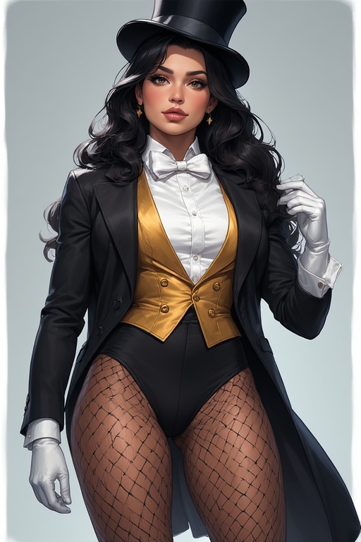 Zatanna's Enchanting Stage Presence