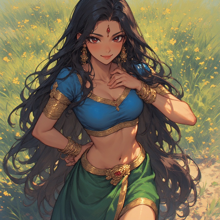 Golden Goddess Pose