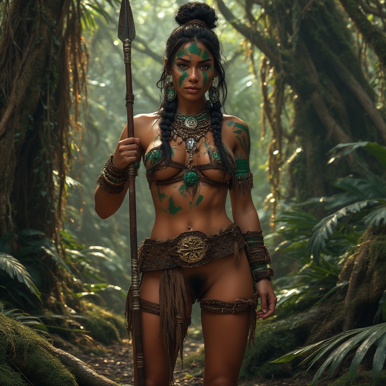 Tribal Warrior Woman