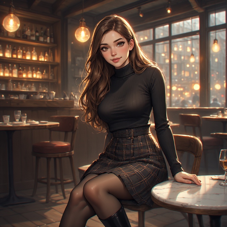 Elegant Restaurant Scene
