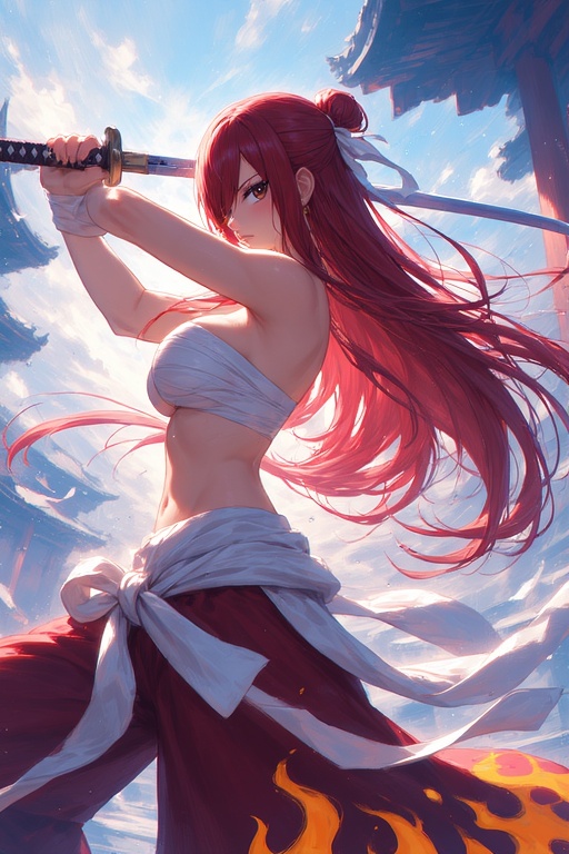 Fiery Erza Strikes