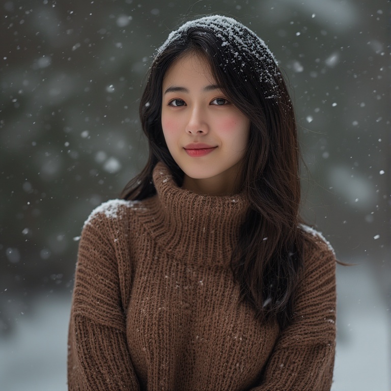 Wintery Sweater Moment