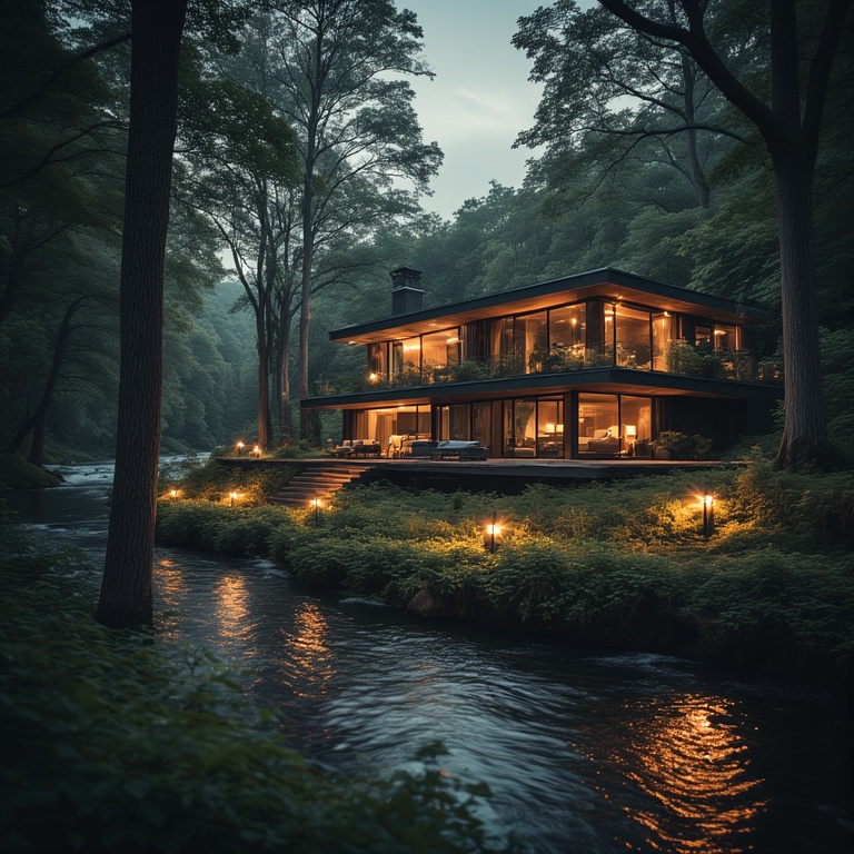 Riverfront Modern Oasis