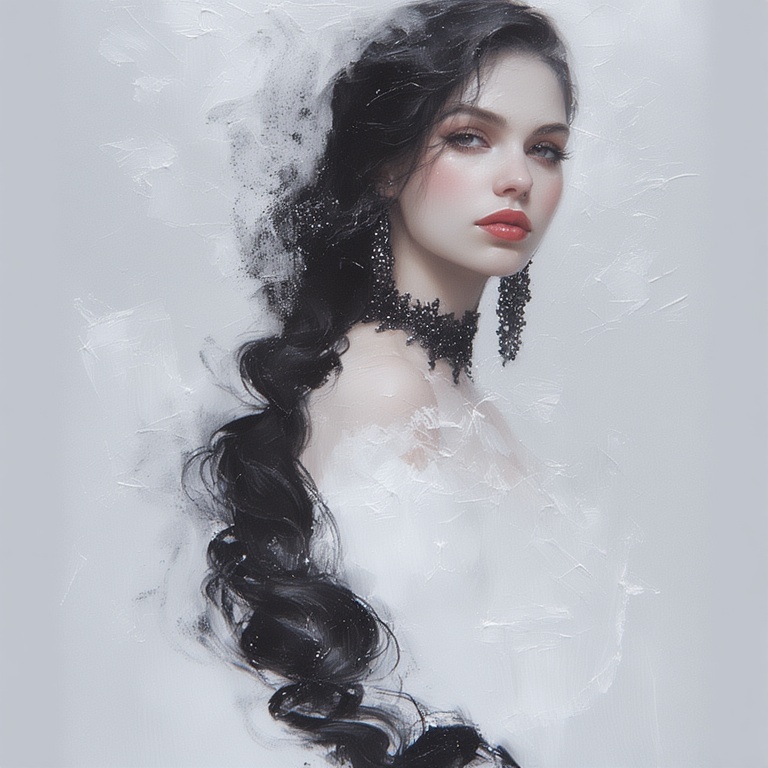 Hyperstylized Seductress