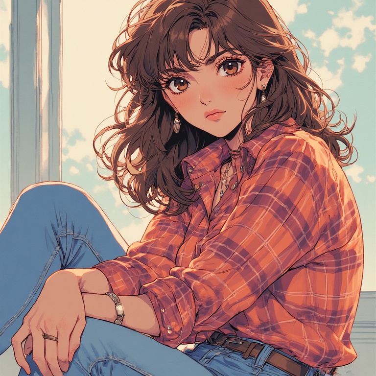 Casual Chestnut Mom