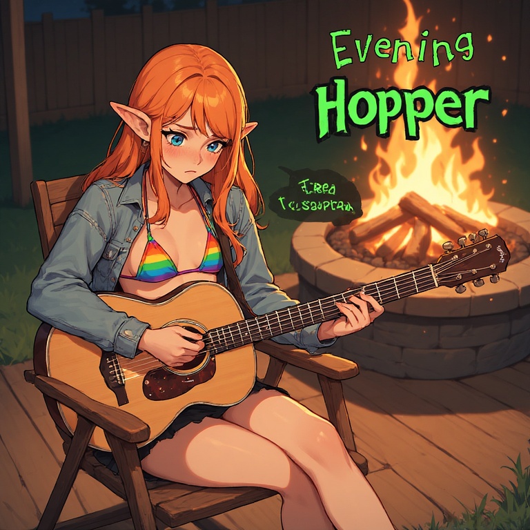 Sad Young Elf Maiden
