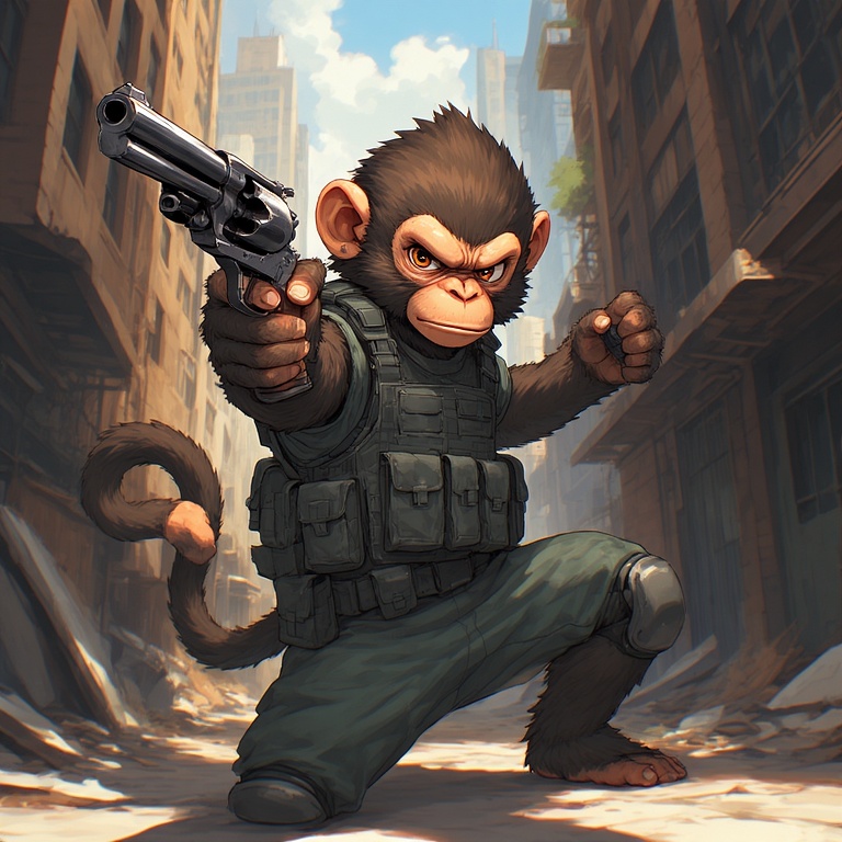 Furious Monkey Vigilante