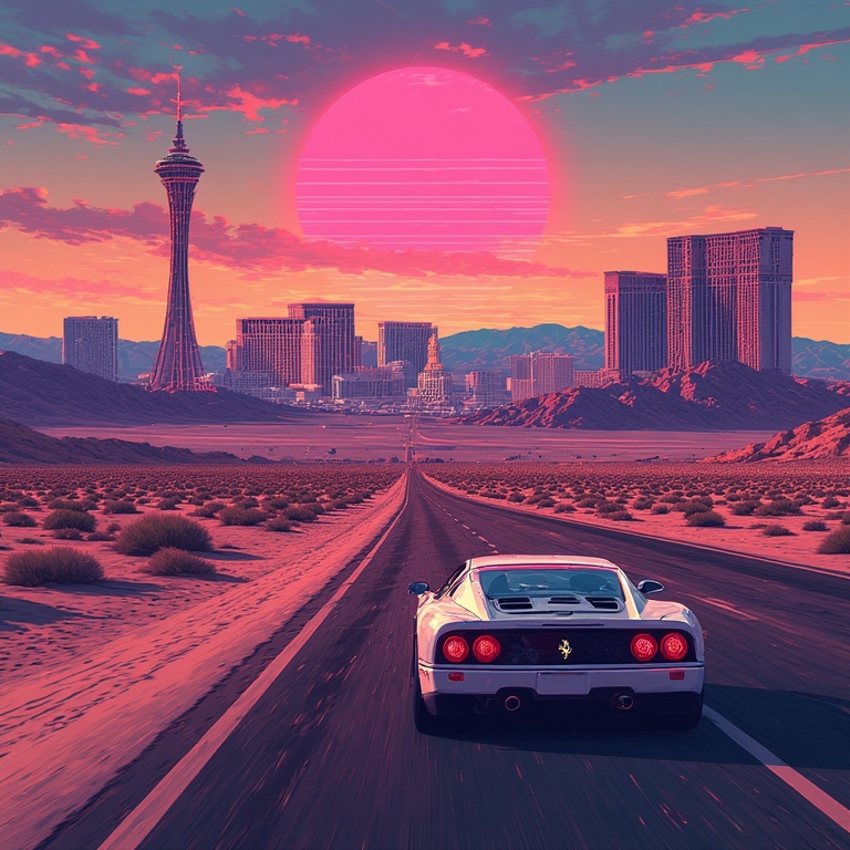 Neon Desert Frenzy