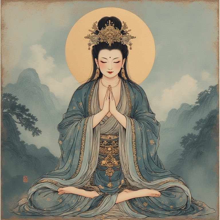 Compassionate Guanyin Portrait