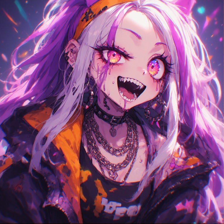 Glitchy Punk Girl Power