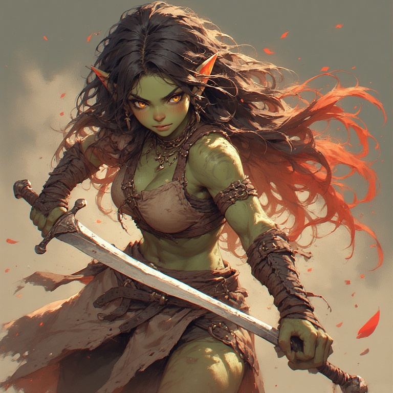 Orcish Warrior Goddess