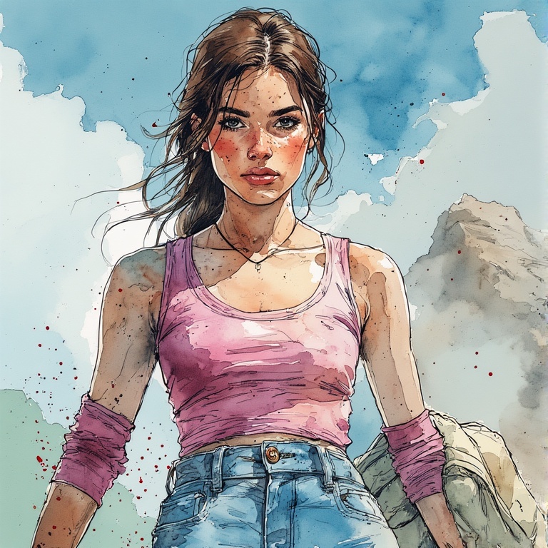 Watercolor Concept Art Piece