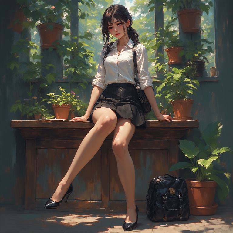 Thai Student Uniform Babe