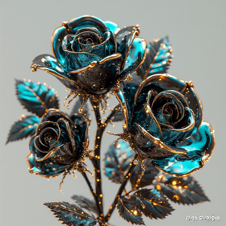 Glowing Rose Majesty