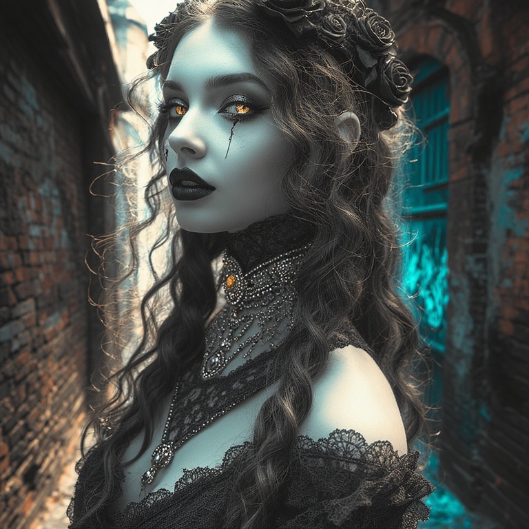 Gothic Dark Queen Vignette