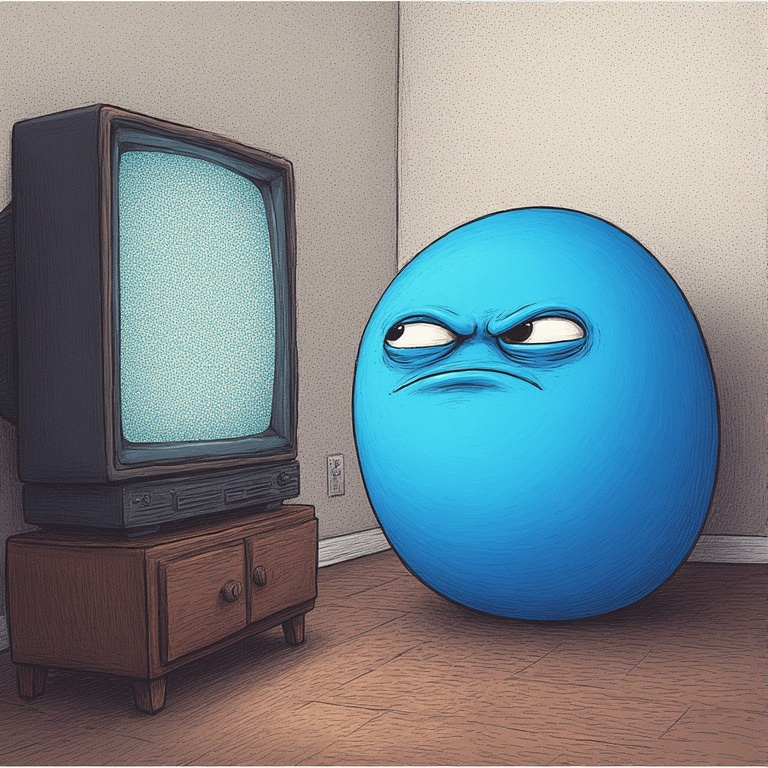 Bored TV Bystander