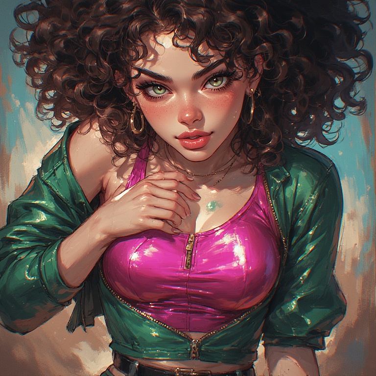 Pink Goddess Pose