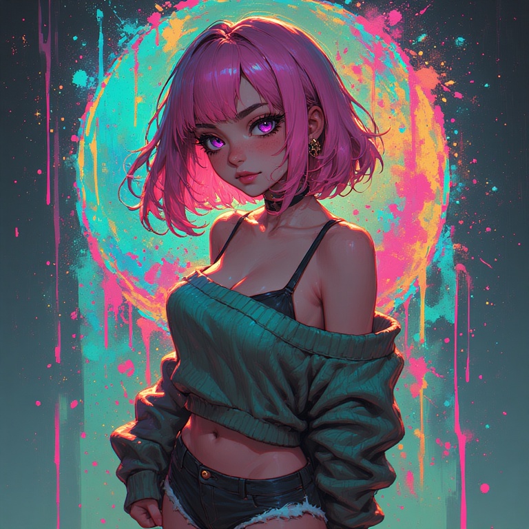 Cute Cyber Waifu