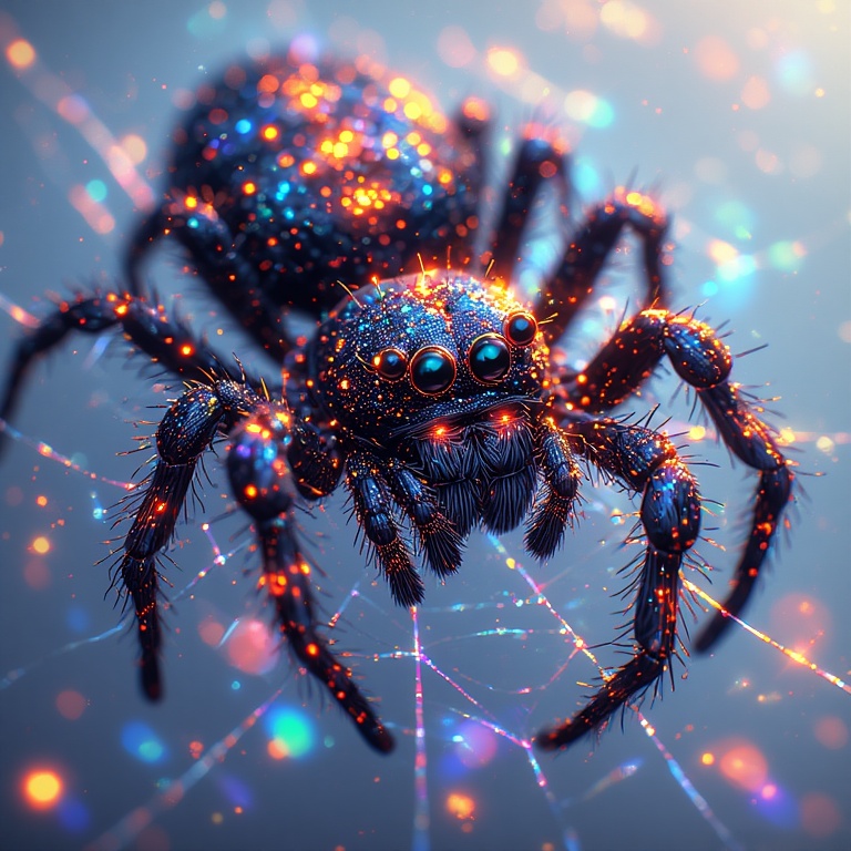 Glimmering Web of Wonder