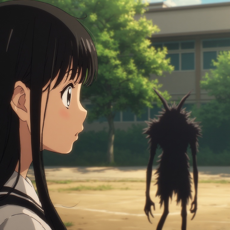 Surprised Schoolgirl Moment