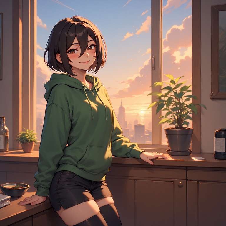 Tomboy Anime Portrait