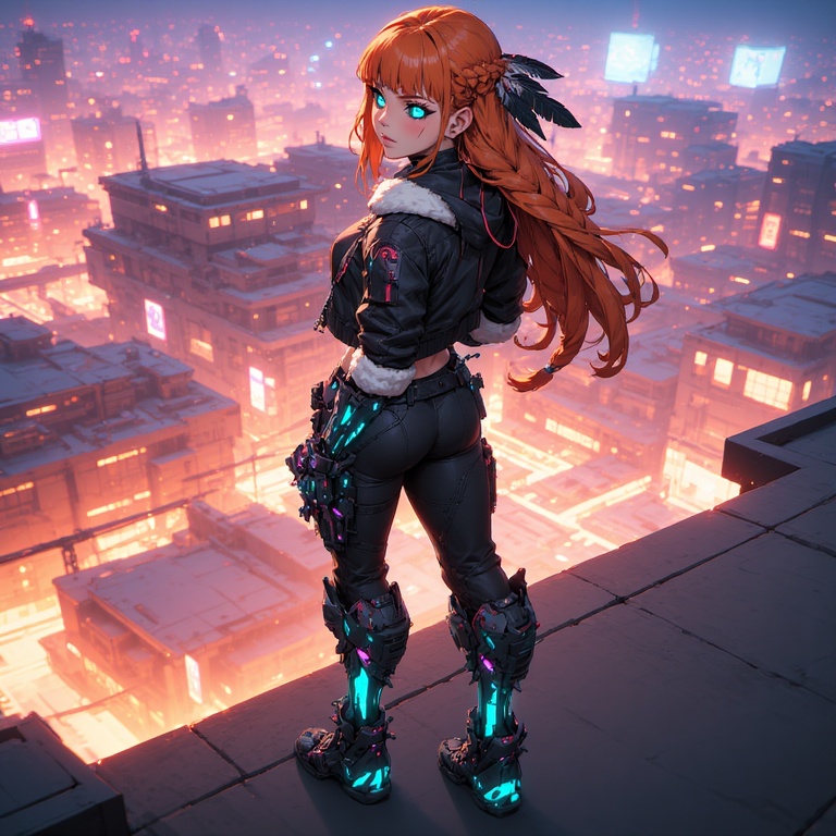 Cyber Native Warrior