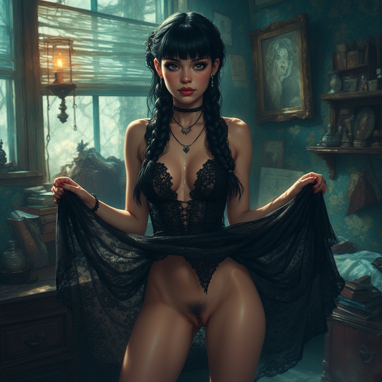 Wednesday's Dark Elegance