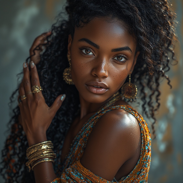 Sculpted Beauty in Contrasts