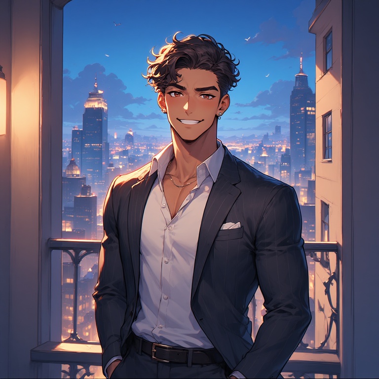 Nighttime City Icon