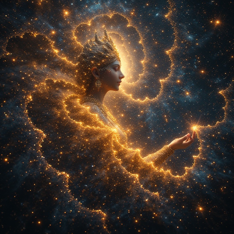 Cosmic Goddess Emerges