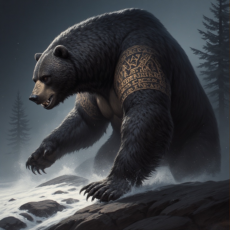 Runed Grizzly Guardian