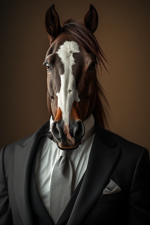 Tuxedo Horse Extraordinaire