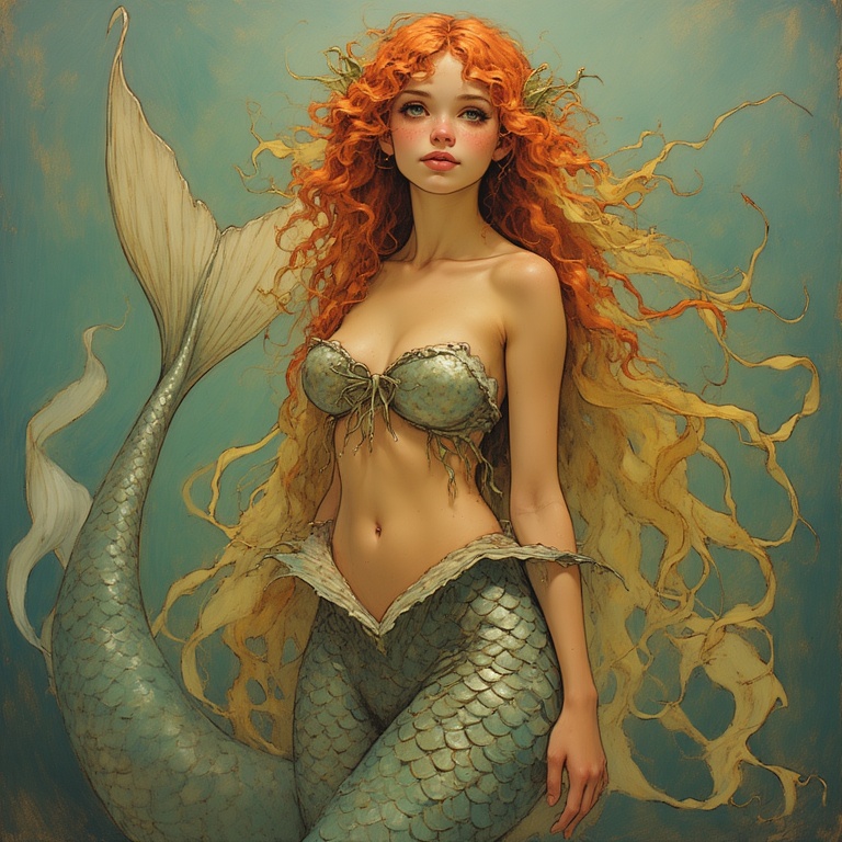 Coral Cutie Mermaid